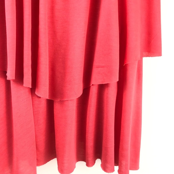 Forever 21 Tangerine Ruffled Dress - Picture 4 of 8